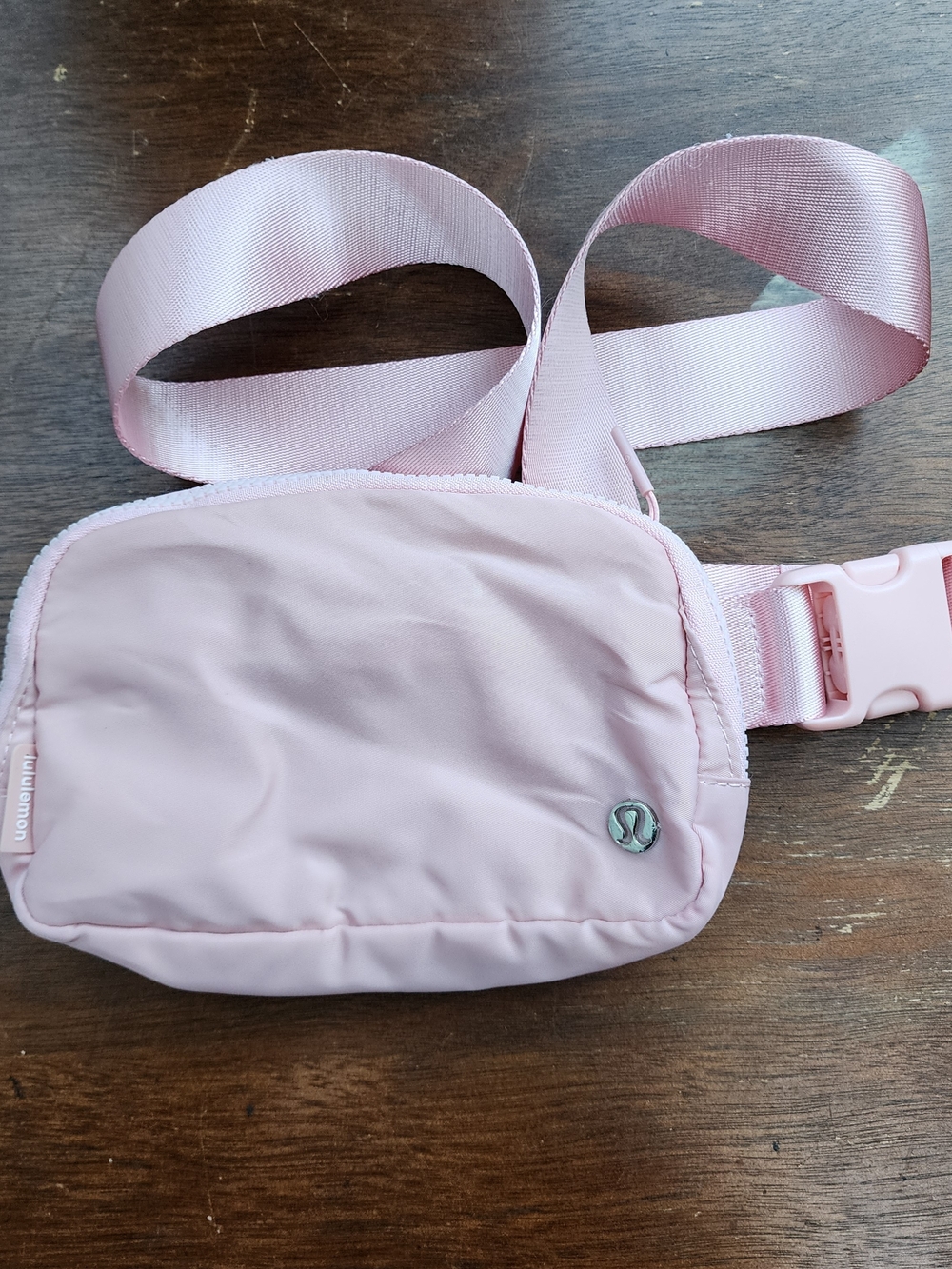 LULULEMON Everywhere Belt Bag 1L Pink Pastel Crossbody Fanny Pack Waist Bag OS
